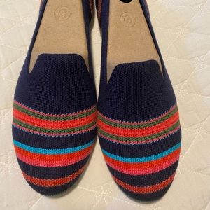 Rothy’s Navy Ribbon Merino Loafer
